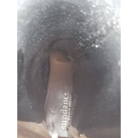 Sundance Stardust Tall Tan Brown Leather Boots Laser cut EU 41, US 9.5 - Picture 10 of 10